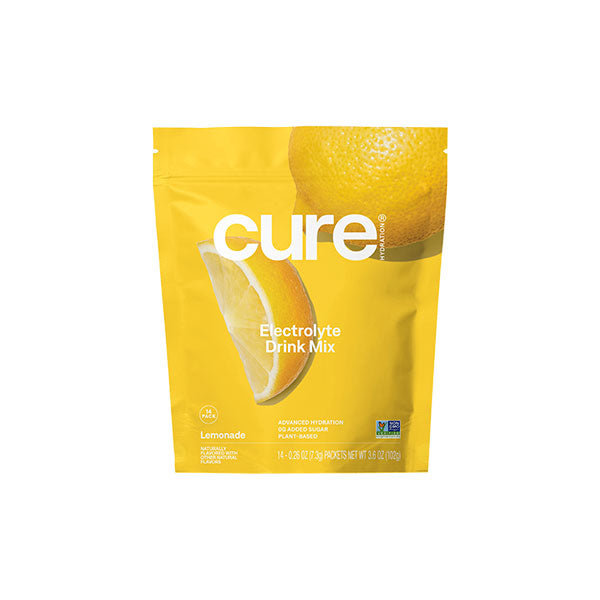 Cure Hydrating Electrolyte Mix Pouch, Lemon, 14 ct 1 Each