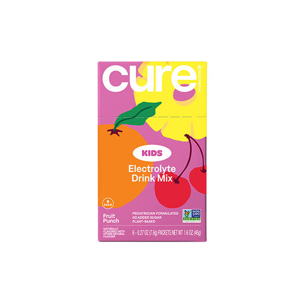 Cure Kids Hydration Mix, Fruit Punch, 6 ct. 1 Each