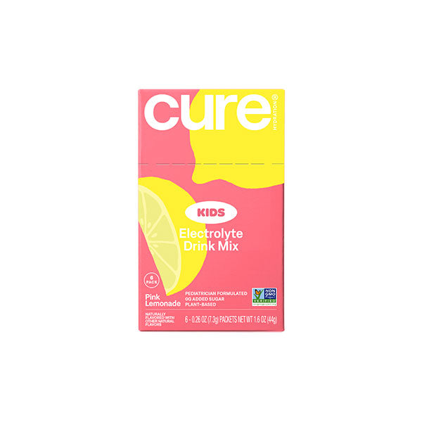 Cure Kids Hydration Mix, Pink Lemonade, 6 ct. 1 Each