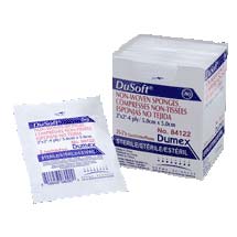 Dusoft Sterile Non-Woven Sponge 2" x 2", 4-Ply 25 Pack
