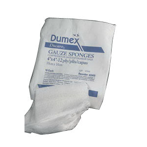 Ducare Non-Sterile Woven Gauze Sponge 3" x 3", 12-Ply 200 Pack