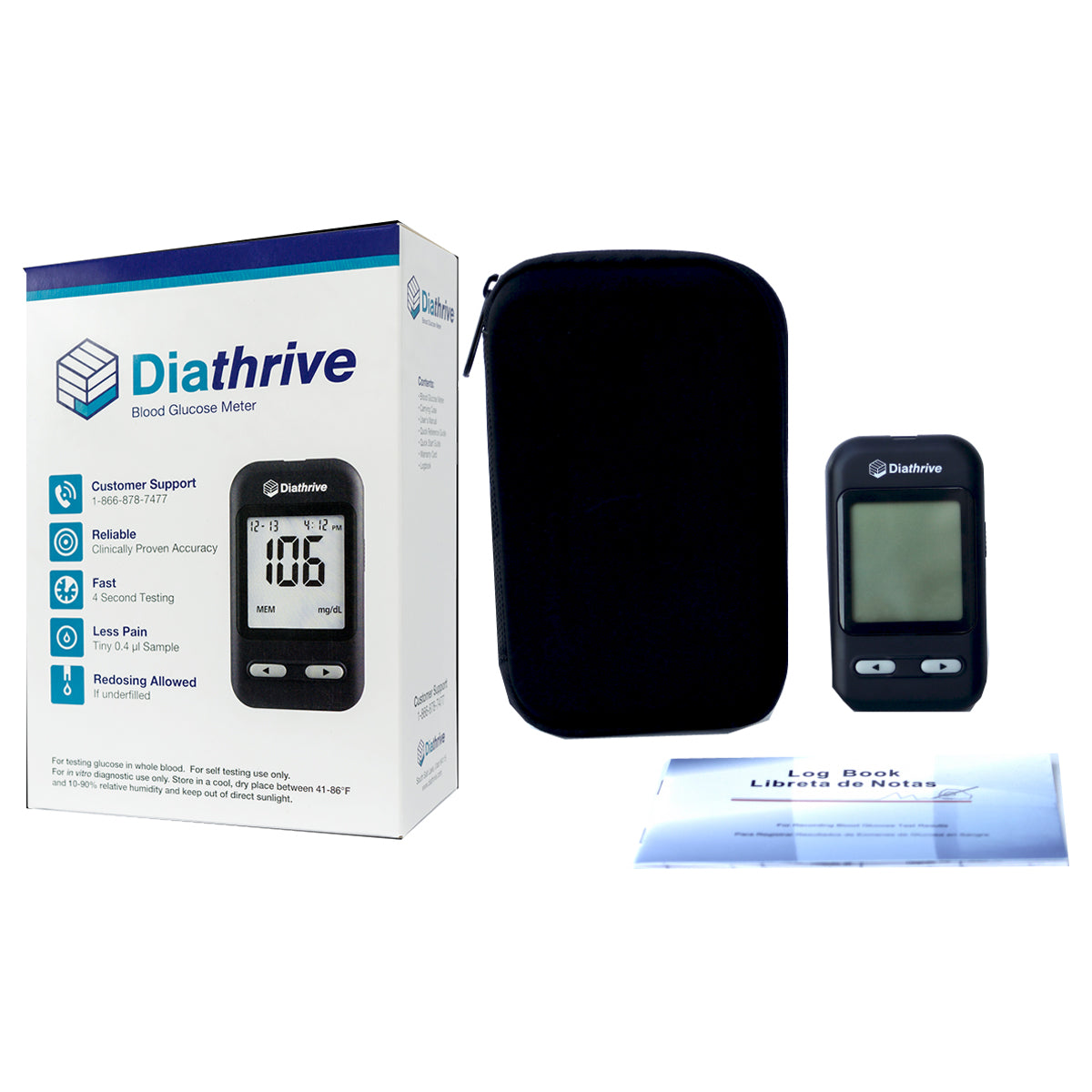 Diathrive Blood Glucose Meter 1 Each