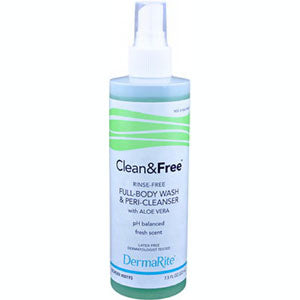 Clean & Free No-Rinse Cleanser, 7.5 oz. Bottle 1 Each