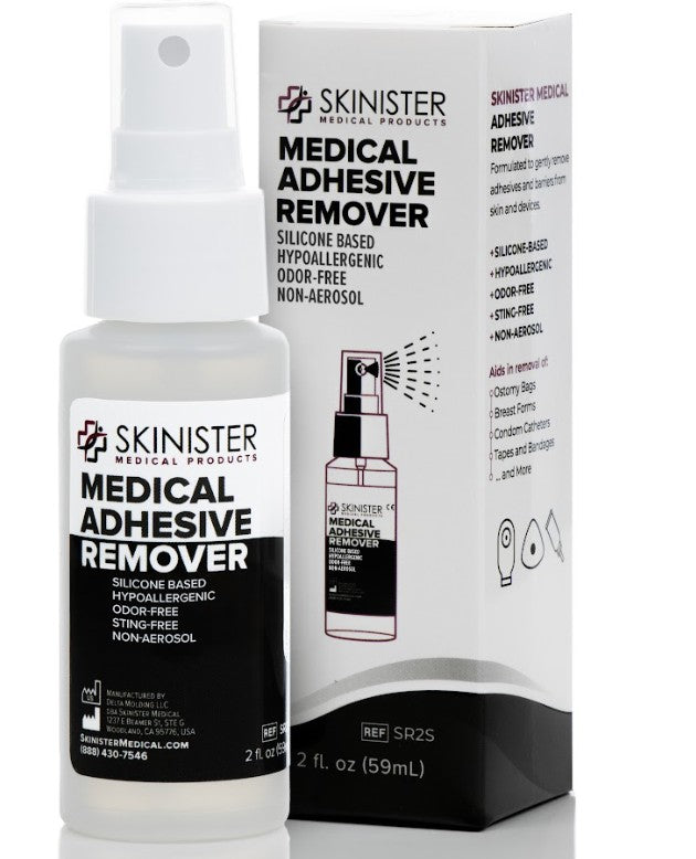 Skinister Medical Adhesive Remover Spray, Sting-Free, 2 fl. oz 1 Each