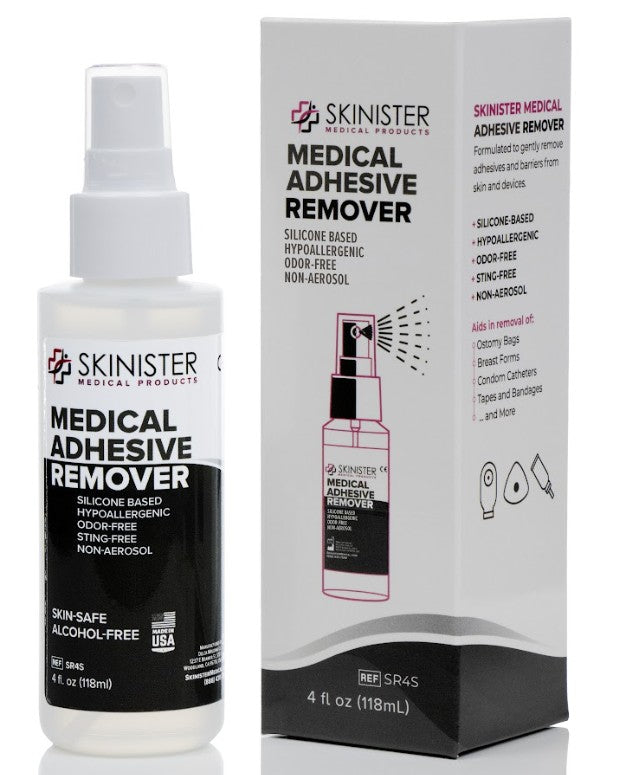 Skinister Medical Adhesive Remover Spray, Sting-Free, 4 fl. oz 1 Each