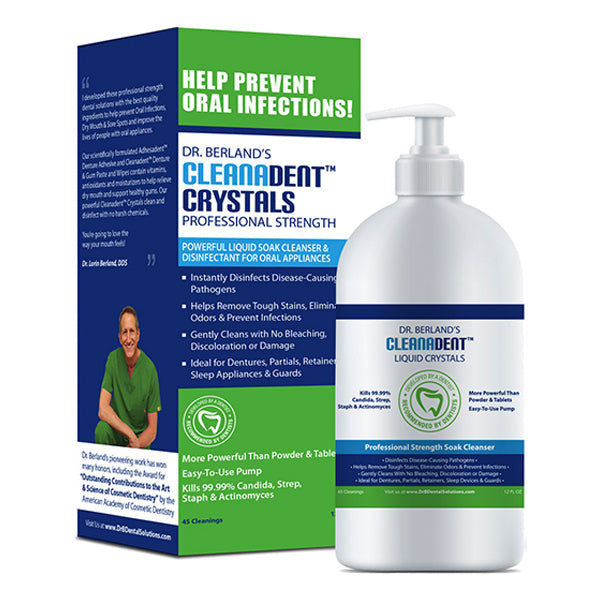 Cleanadent Liquid Crystals Soak Denture Cleanser 1 Each