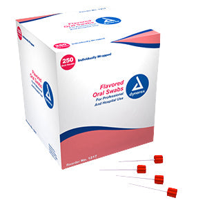 Oral Swabsticks, Flavored with Dentrifice 250 Box