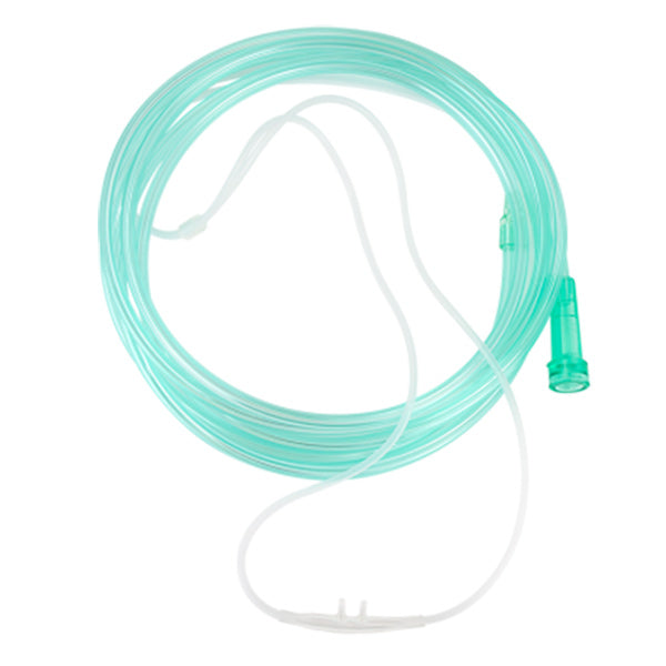 Dynarex Nasal Oxygen Cannula with 7' Tubing, Cushion Tip and Standard Connector, Super Soft Touch, Adult 1 Each