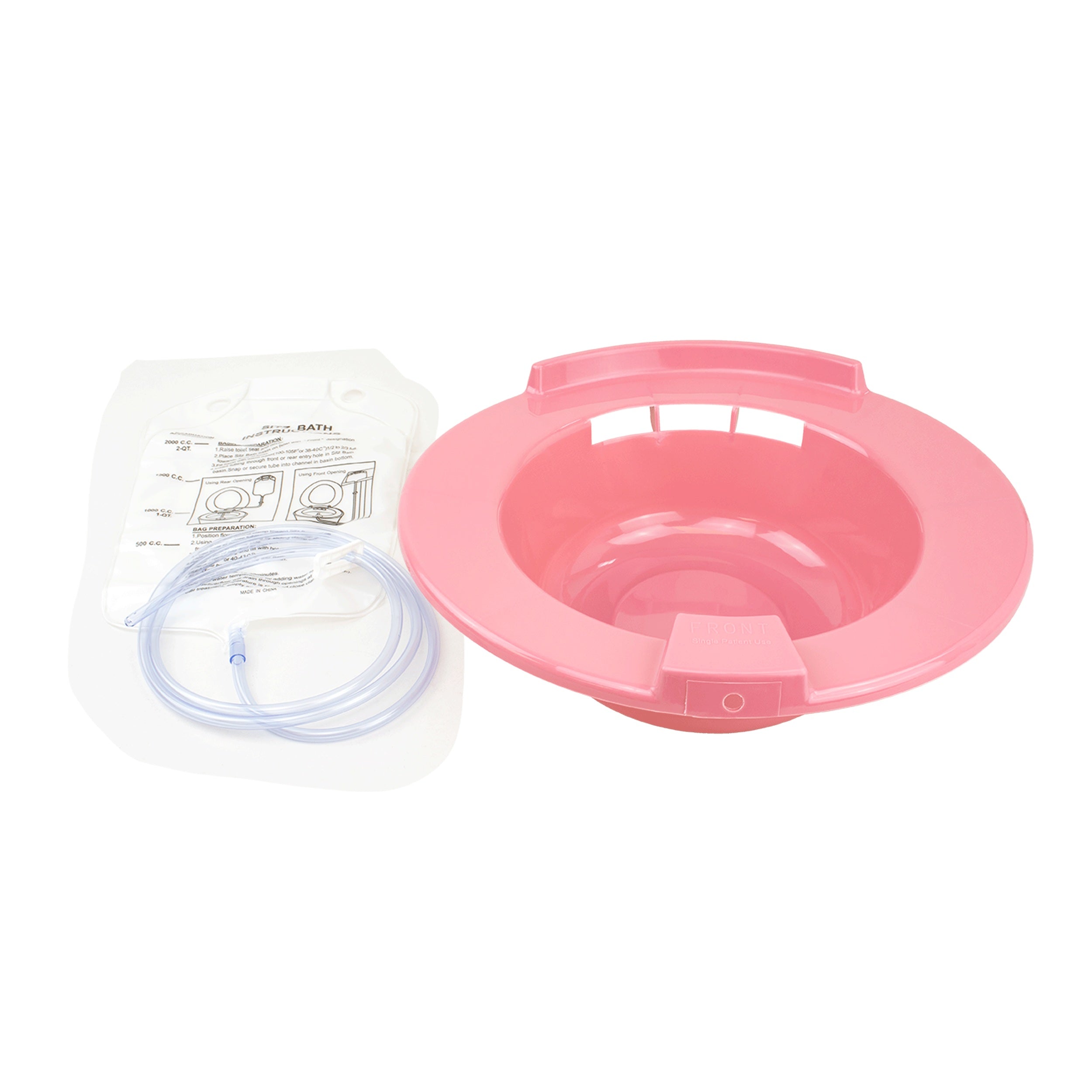 Denture Sitz Bath w/ Attachment & Instructions, 2 qt., Mauve 10 Case
