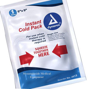 Disposable Instant Cold Pack, 5"X9", Case/24 24 Case