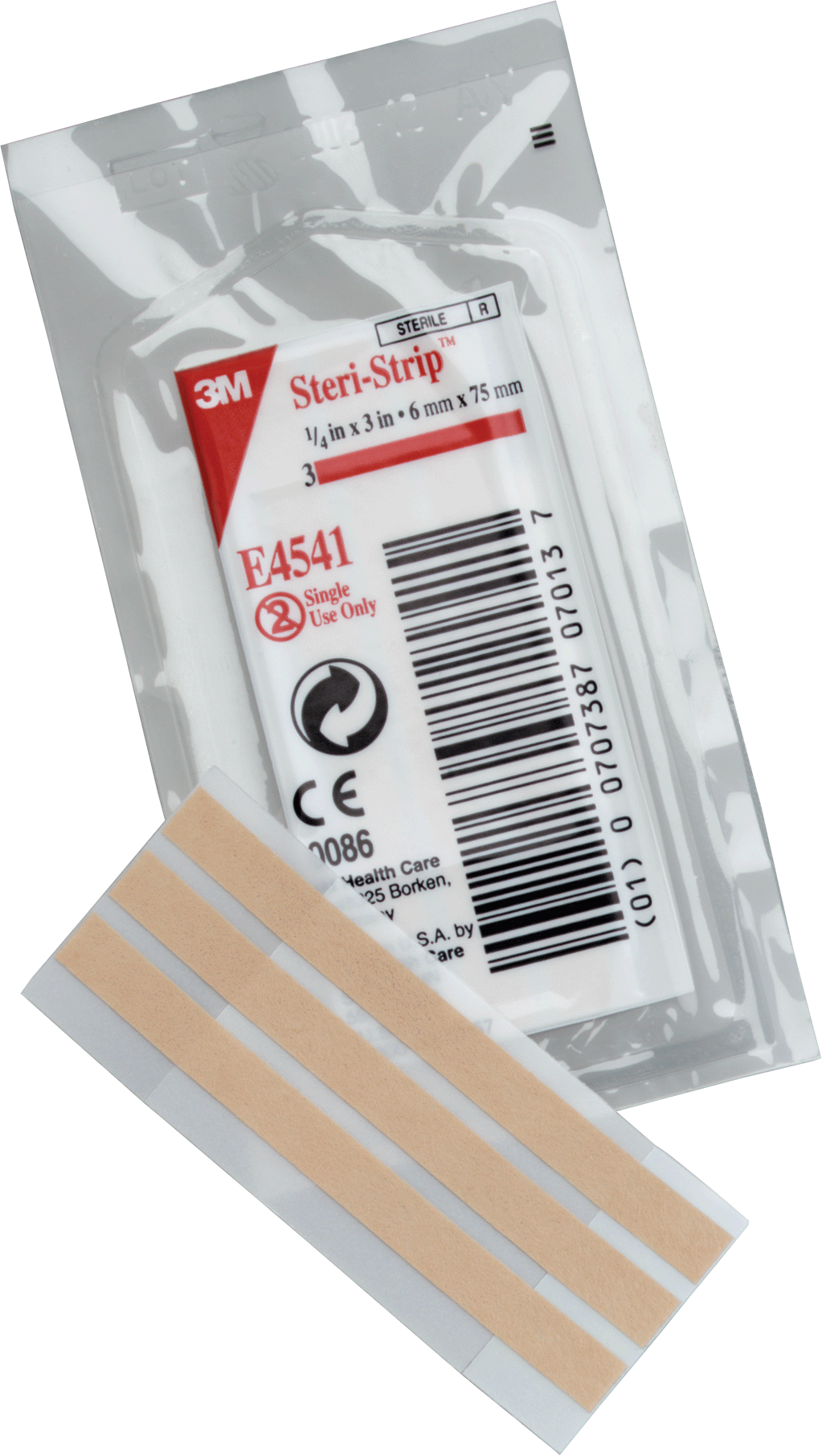 Steri-Strip Elastic Skin Closure Strip 1/4" x 3" 50 Box