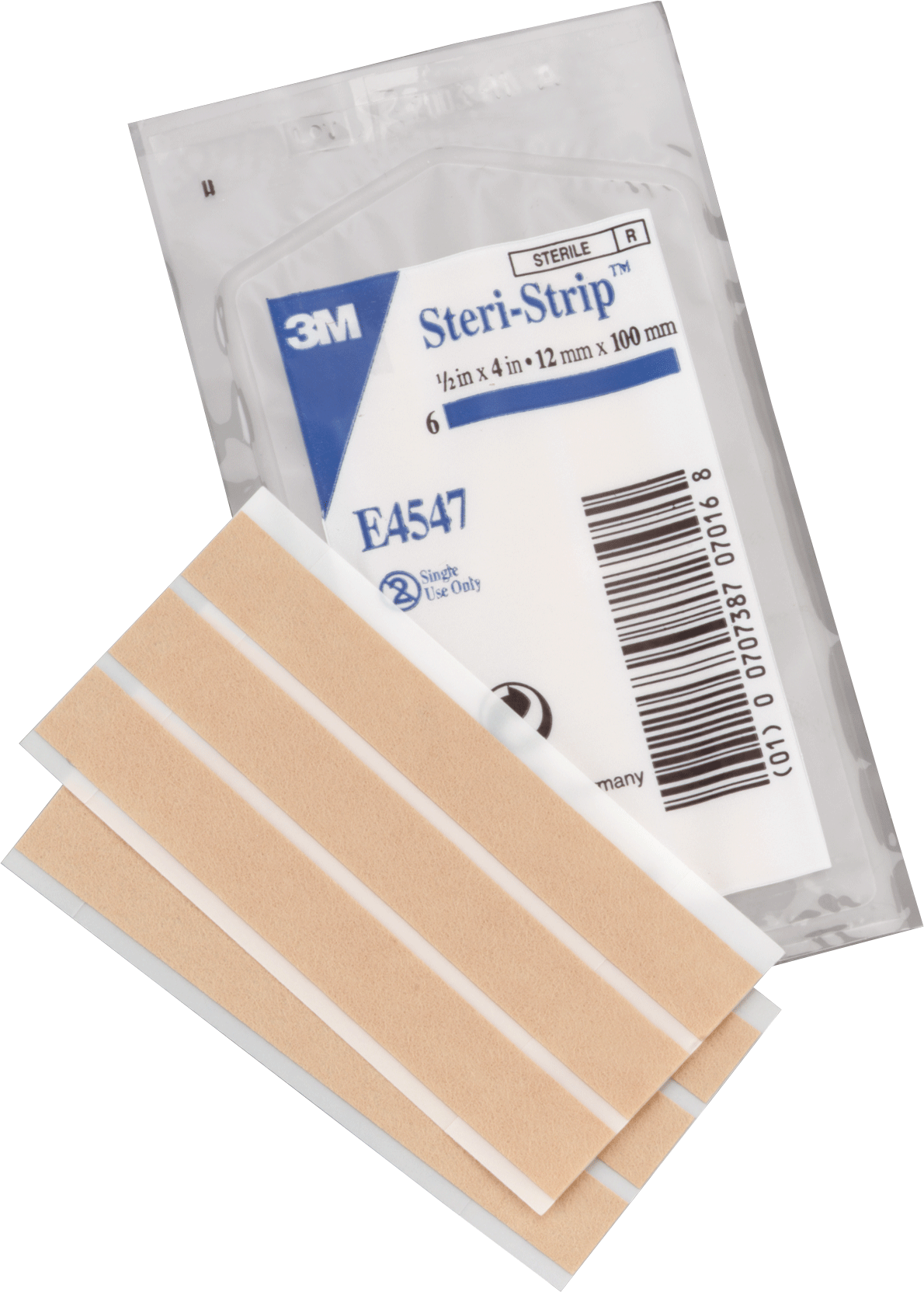 Steri-Strip Elastic Skin Closure Strip 1/2" x 4" 1 Each