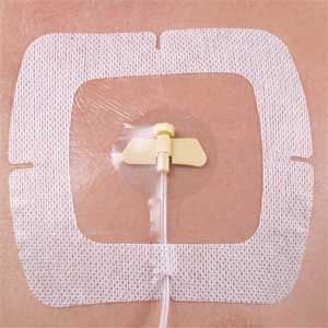 LVAD 6 Inches by 6 Inches Dressing With Universal Tape Strip 1 Each