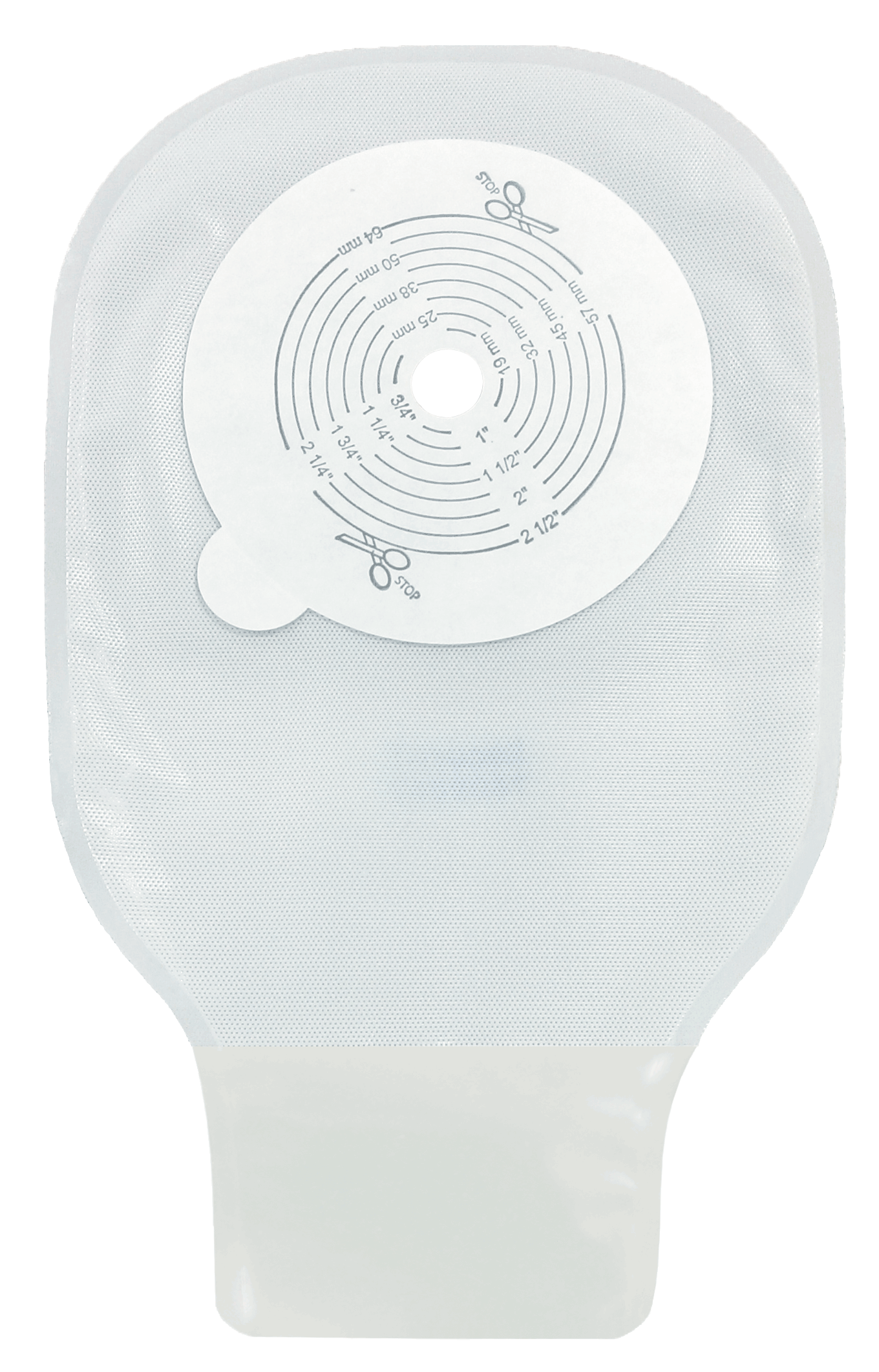 Securi-T USA 9" 1-Piece Drainable Pouch Transparent Cut-to-Fit (10 Soft Closures 1 Curved Tail Closure) 10 Box
