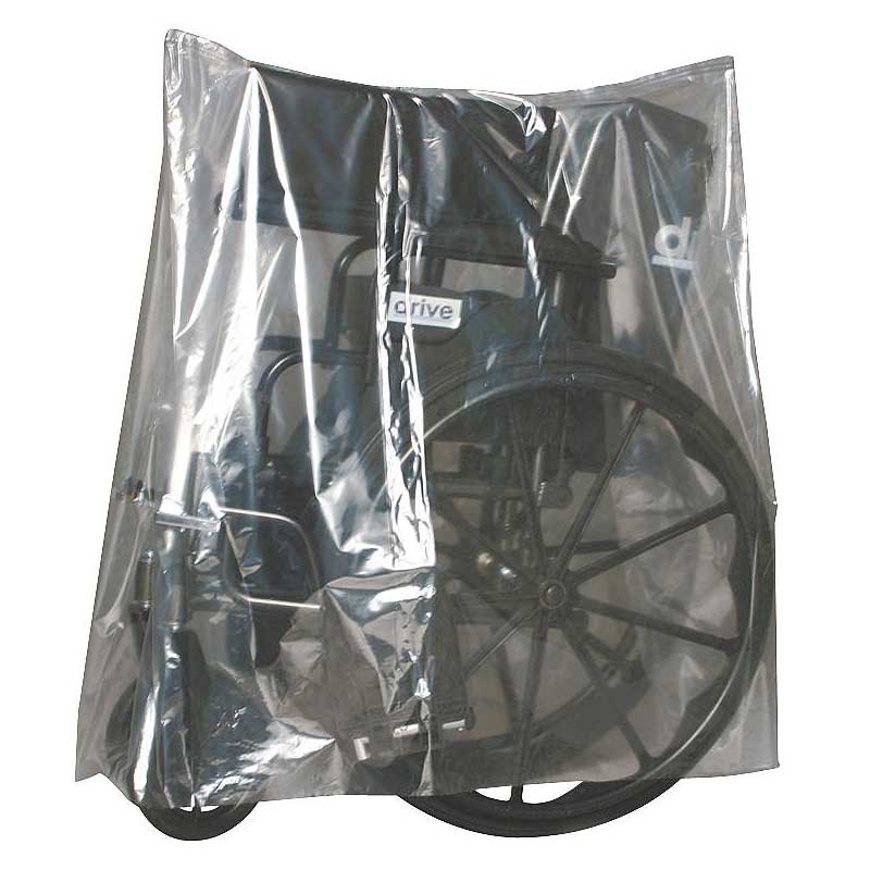 Wheelchair/Walker/Commode Equipment Covers, Clear,150 Per Roll 1 Each