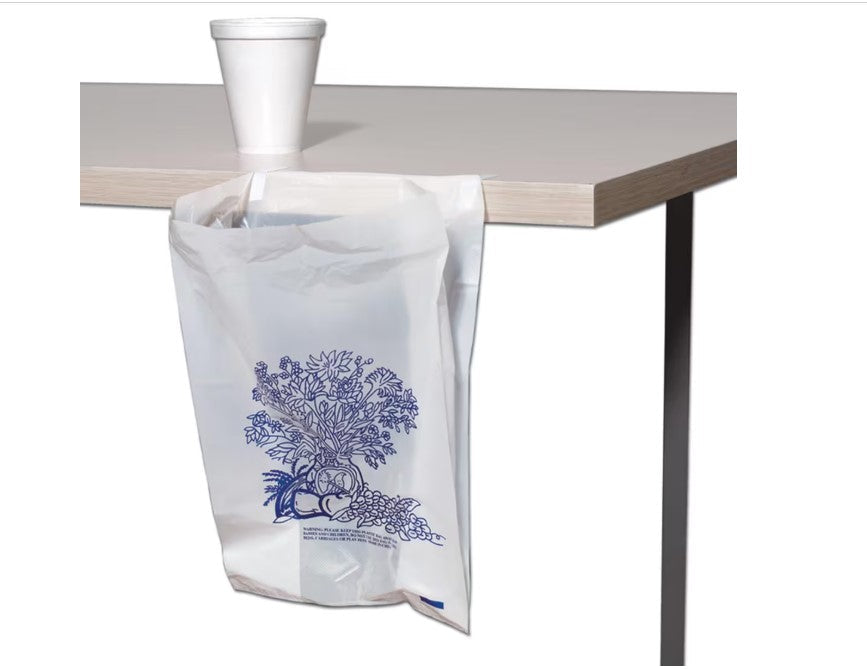 Elkay Plastics Bedside Bag with Adhesive Strips, .5mil, 7" x 4" x 11" 2000 Case