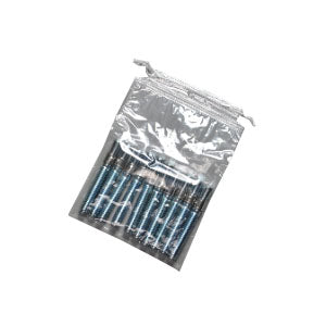 Pull-Tite Low Density Polyethylene Double-Drawstring Bag, 12" x 8" 1000 Case
