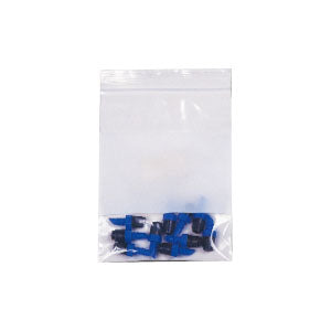Clear Line Seal Top Reclosable Bag with Write-On Block, 3" x 2" 1000 Case