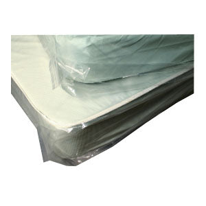 Low Density Polyethylene Mattress Bag Cover, 90" x 39", Tan Tint 100 Pack