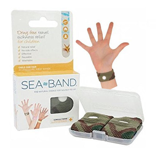 Sea-Band Wrist Band, Child, Camouflage 1 Each