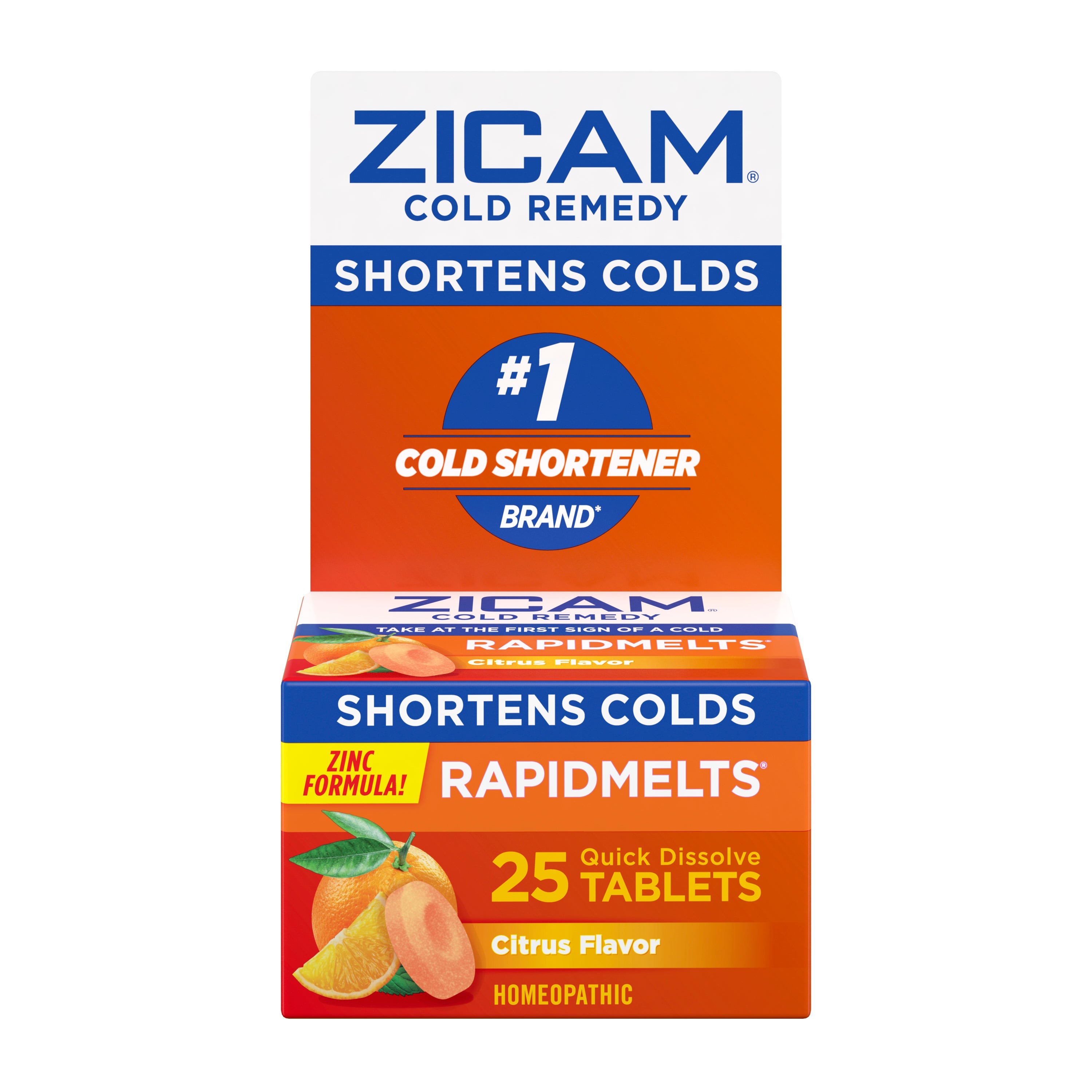Zicam Cold Remedy Rapidmelts, Citrus, 25 ct. 1 Each