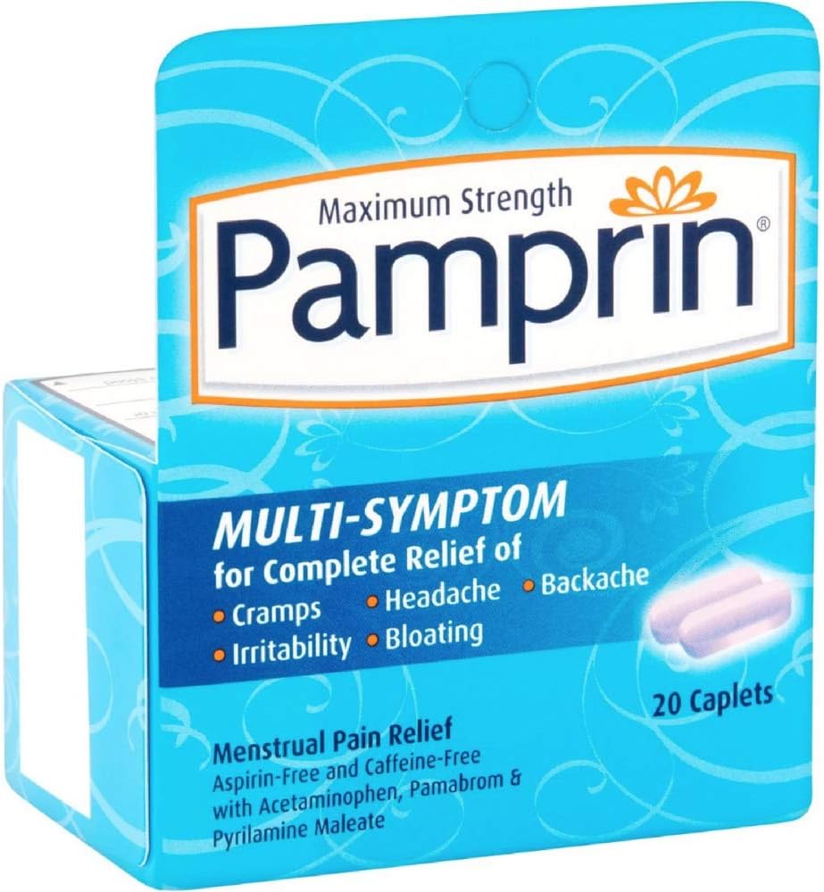 Pamprin Multi-Symptom Caplets, 20 ct