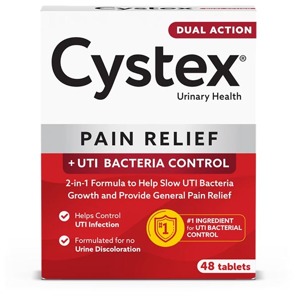 Cystex Urinary Pain Relief Tablets, 48 ct