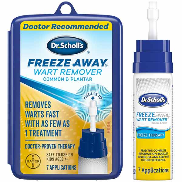 Dr. Scholl's Dual Action Freeze Away, 7 Treatments