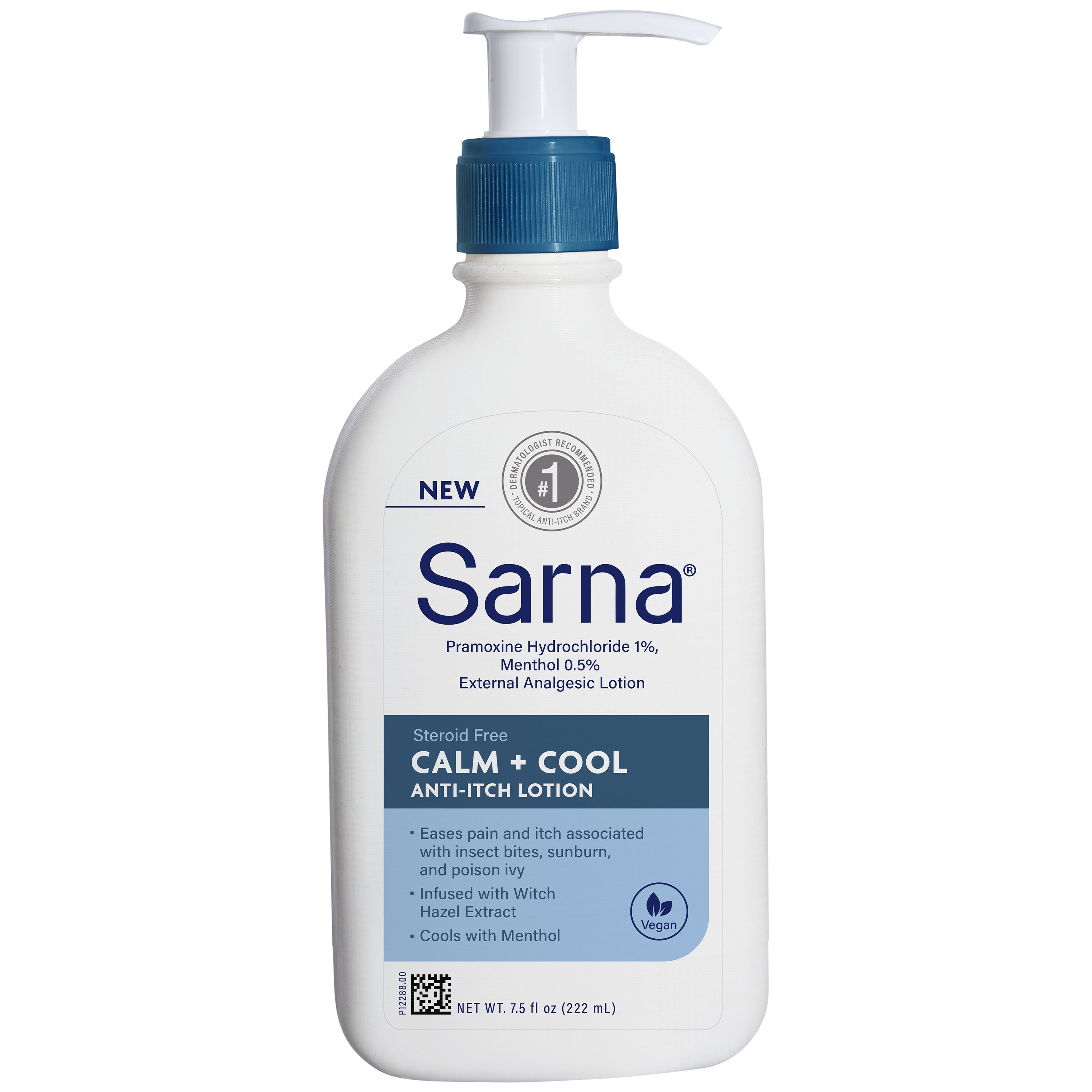 Sarna Calm and Cool Anti-Itch Lotion, 7.5 oz Bottle