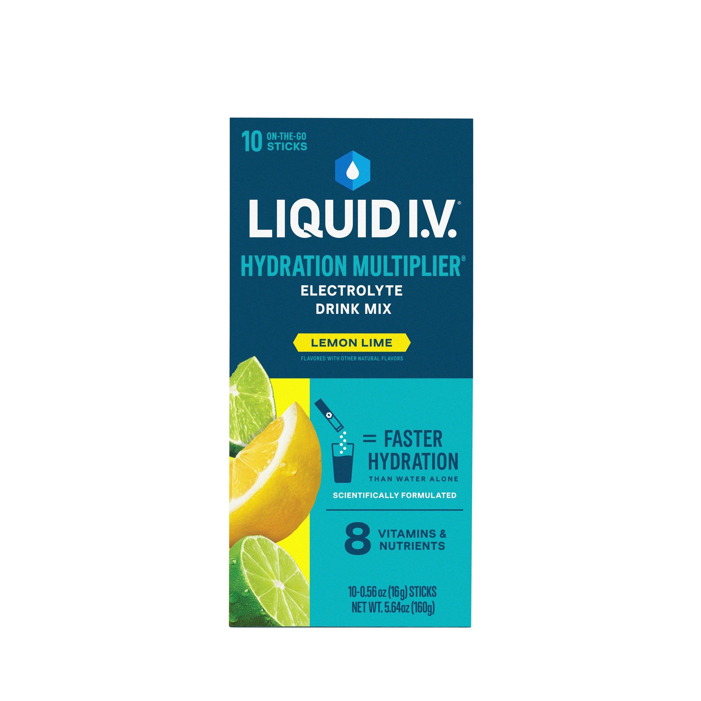 Liquid I.V. Lemon Lime, 10ct 10 Box