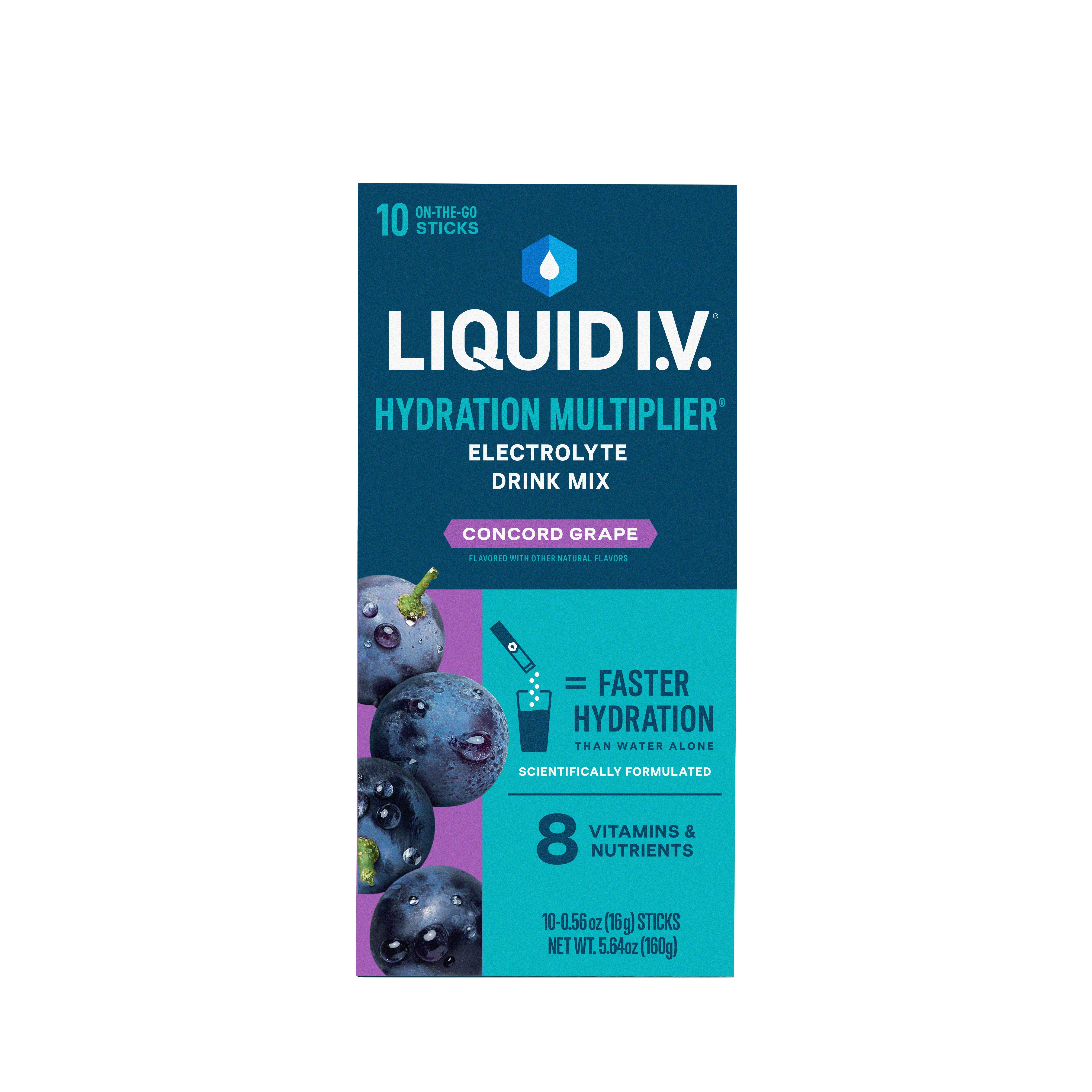 Liquid I.V. Grape, 10ct 10 Box