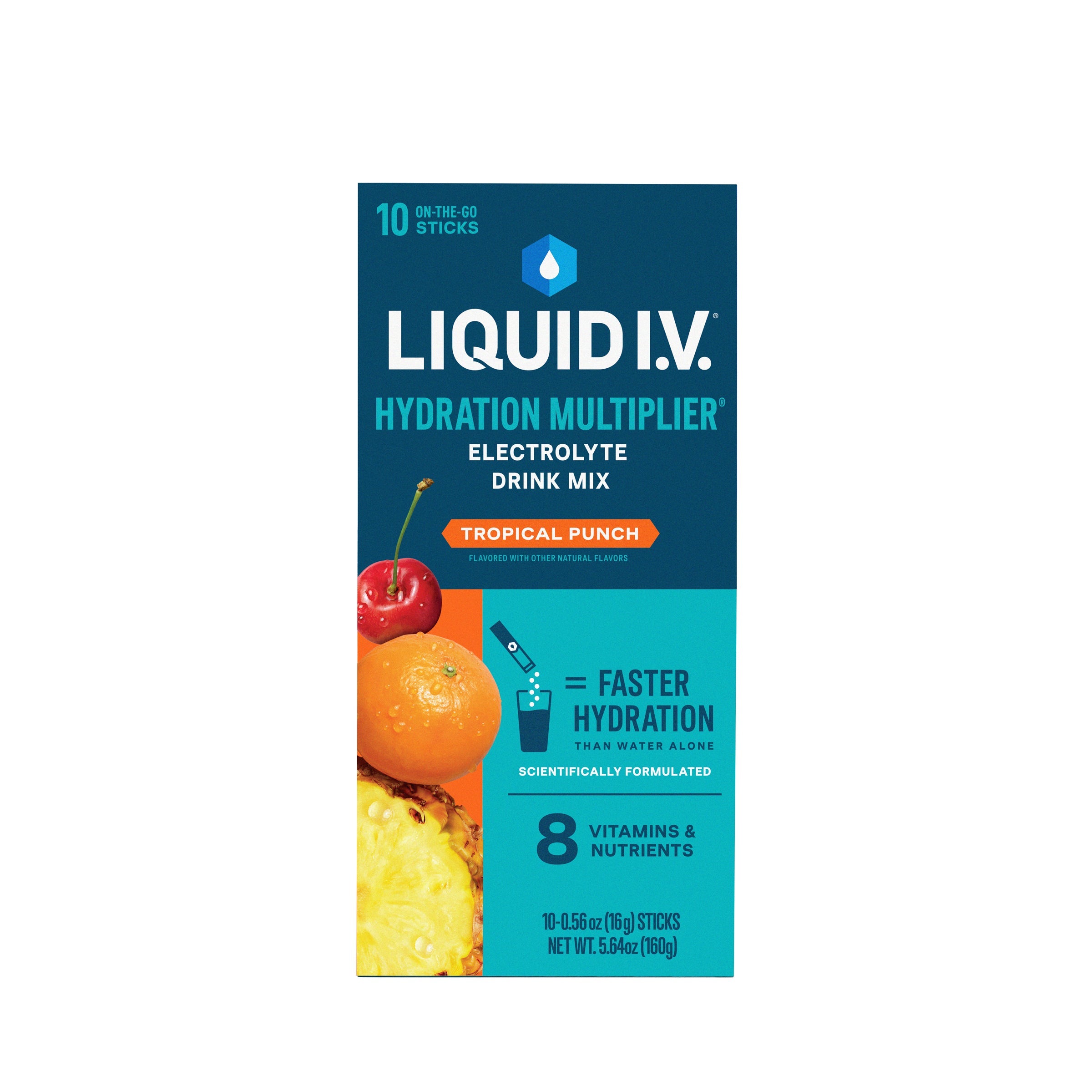 Liquid I.V. Tropical Punch, 10ct 10 Box
