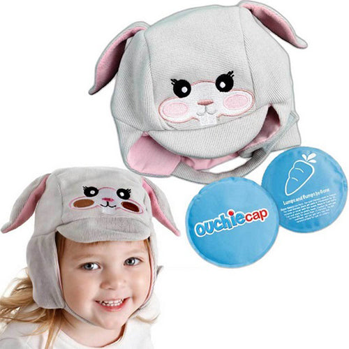 Cool Gel N Cap Kids Ice and Heat Packs with First Aid Cap, Tulip The Bunny 1 Each
