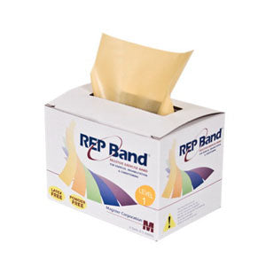 Rep Band Exercise Band, Peach, 6 yd. Roll 1 Each