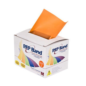 Rep Band Exercise Band, Orange, 6 yd. Roll 1 Each