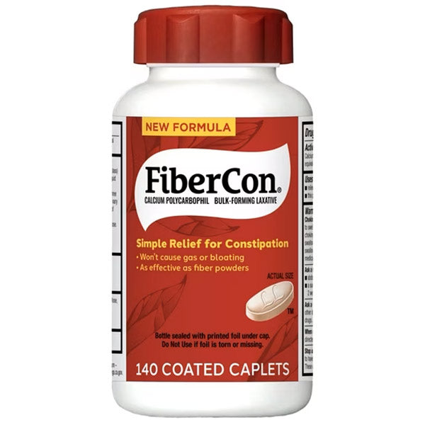 FiberCon Caplets, 140 ct 1 Each