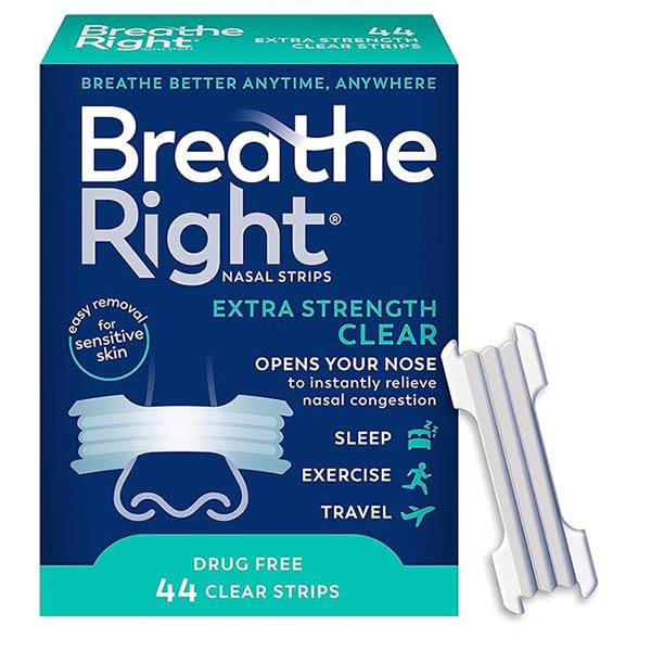 Breathe Right Clear Nasal Strips, Extra Strength, 44 ct 1 Each
