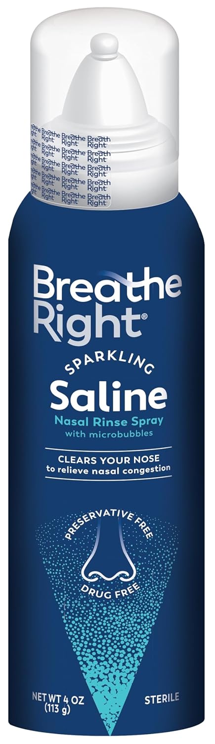 Breathe Right Saline Spray, 4 oz 1 Each