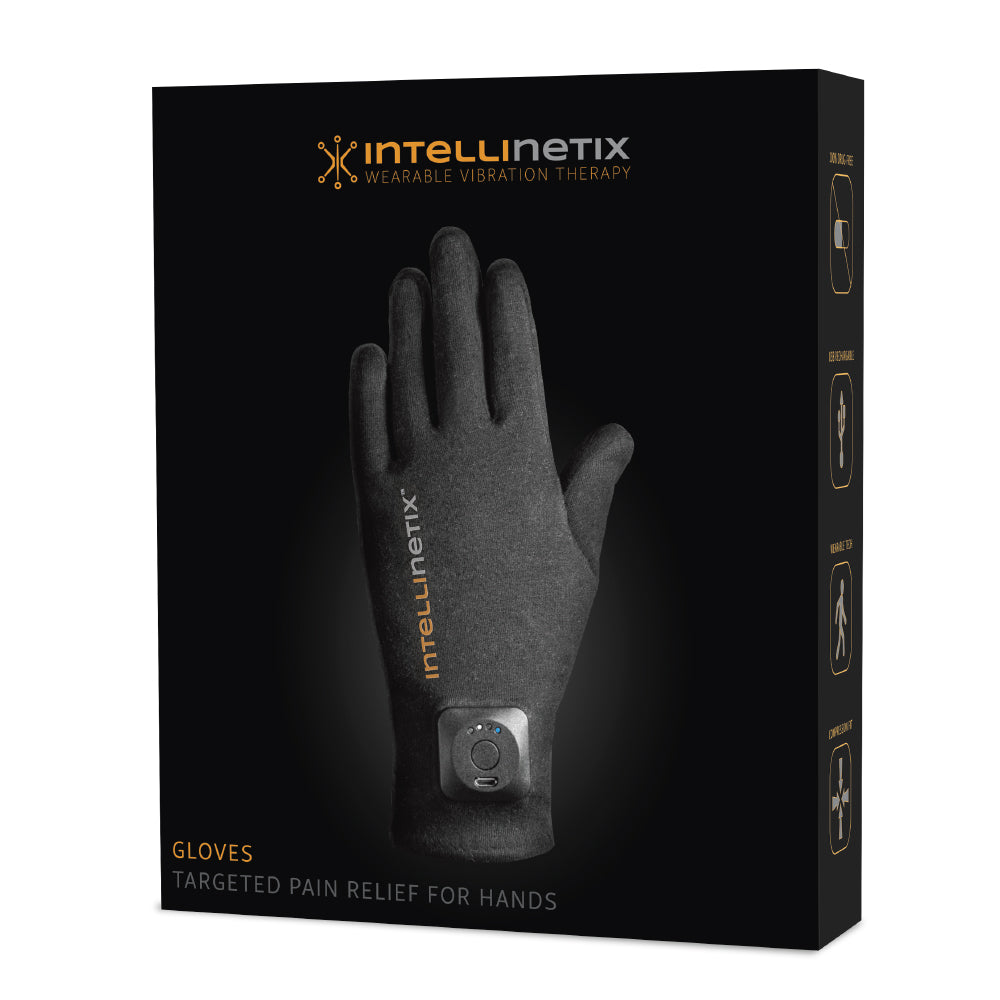 Intellinetix Vibrating Gloves, Small 1 Each