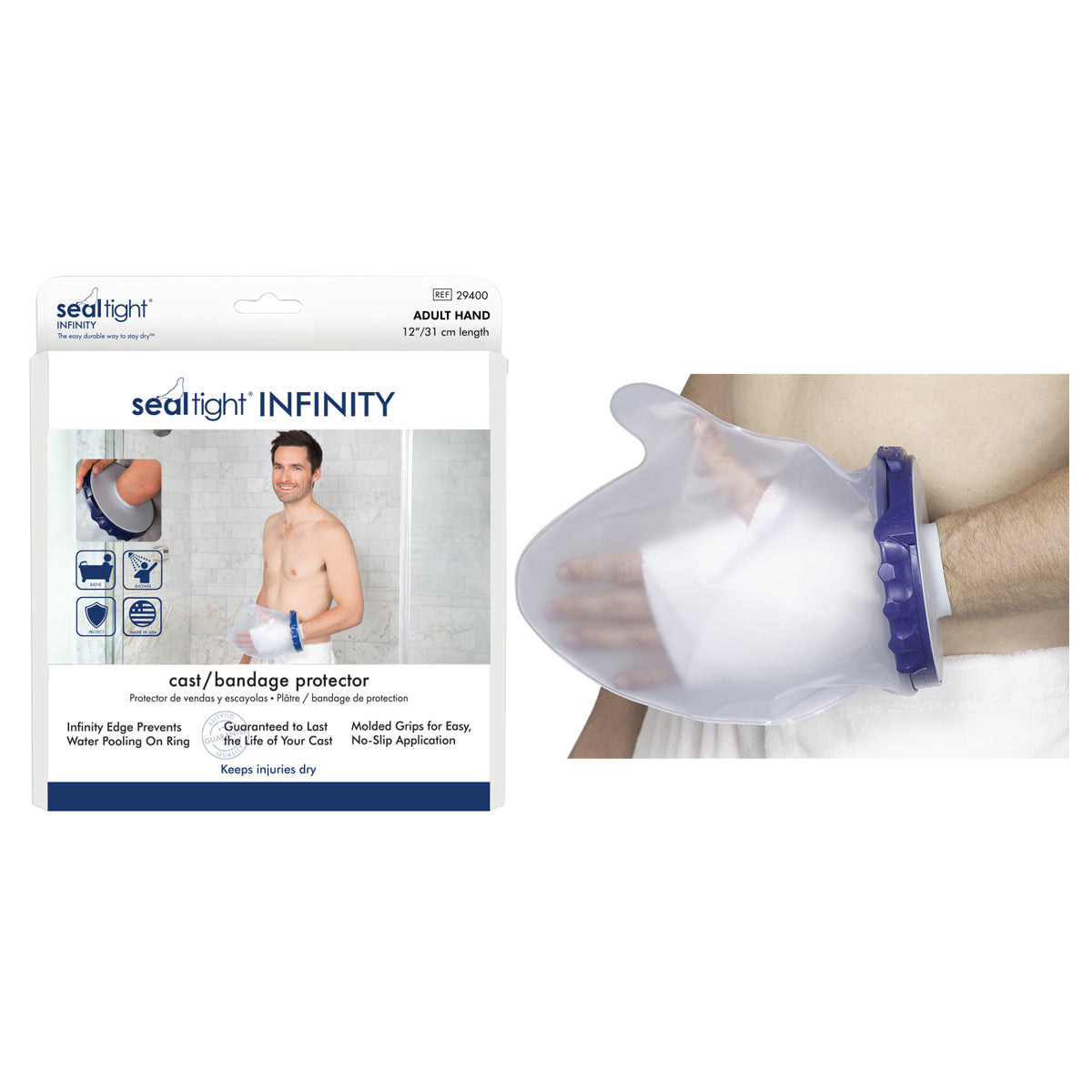 Seal-Tight Infinity Cast Protector Adult Hand 1 Each