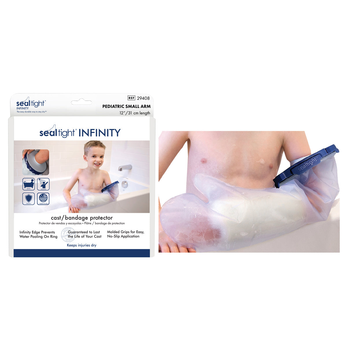 Seal-Tight Infinity Cast Protector Pedi Small Arm 1 Each