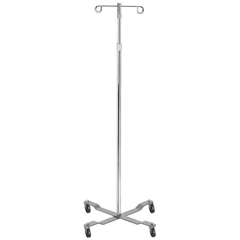 IV Pole, Silver Vein Finish 1 Each