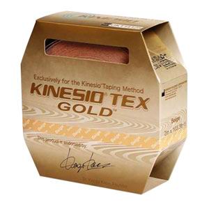 Kinesio Tex Gold Wave Elastic Athletic Tape 2" x 5.4 yds., Beige 1 Each