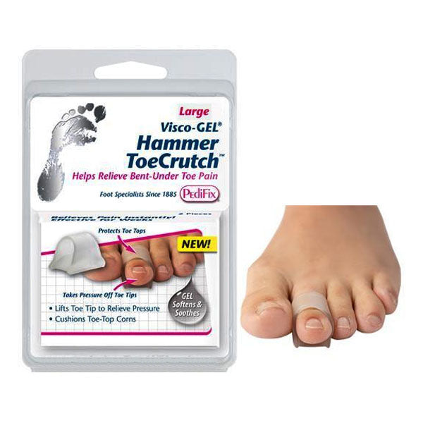 Visco-Gel Hammer Toe Crutch, Large 1 Pack