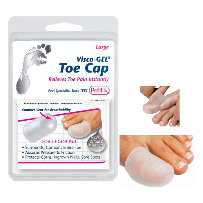 Visco-Gel All-Gel Toe Cap Large 1 Each
