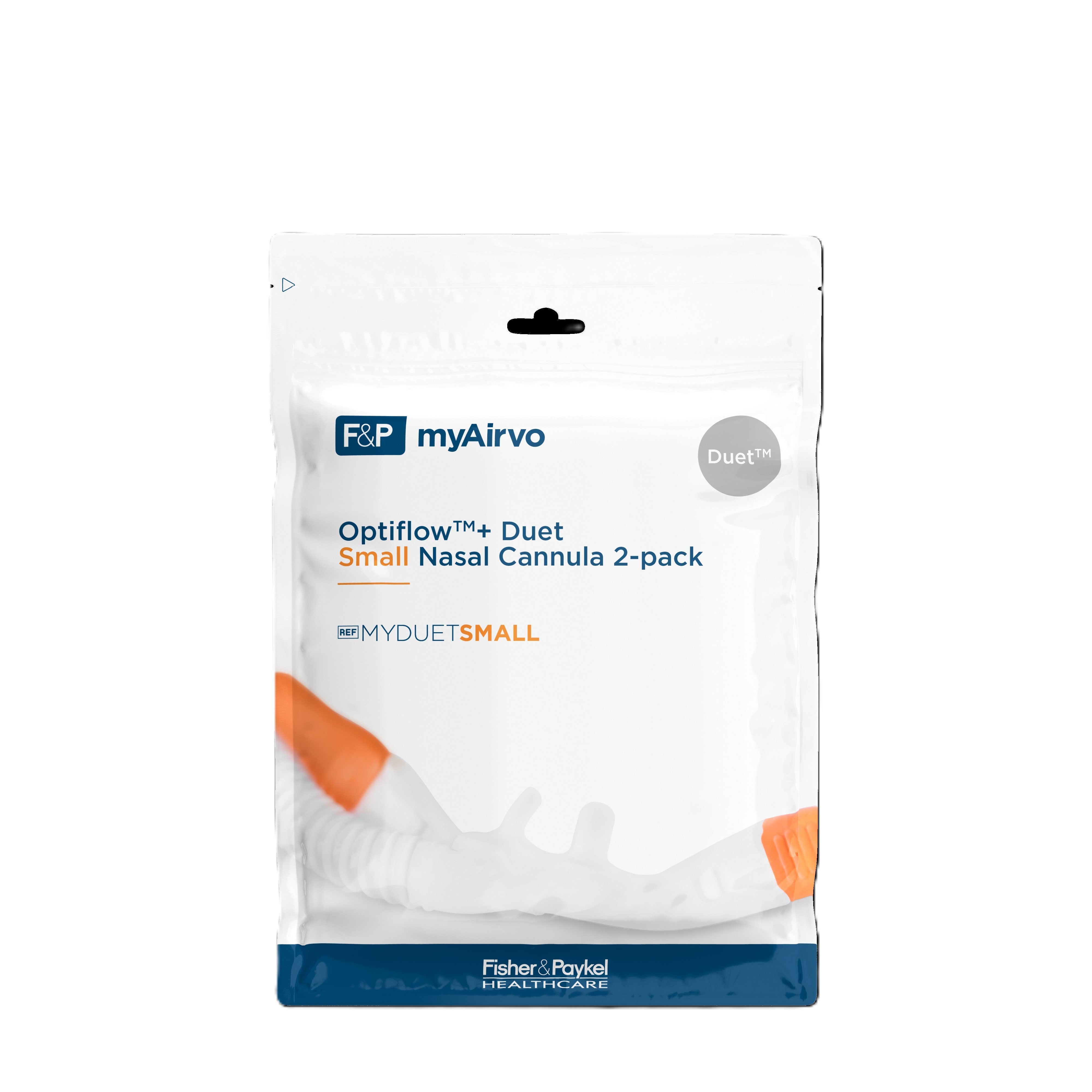 Optiflow + Duet Asymmetrical Nasal Cannula, Small 2 Pack