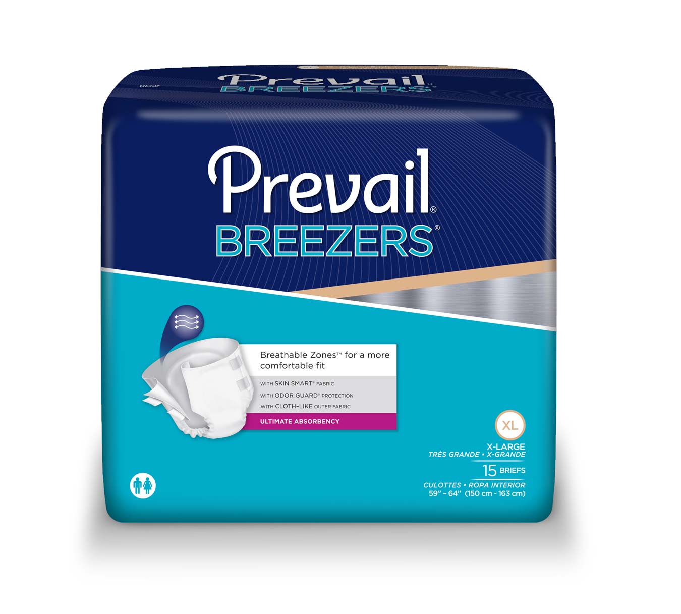 Breezers by Prevail Brief X-Large 59" - 64"