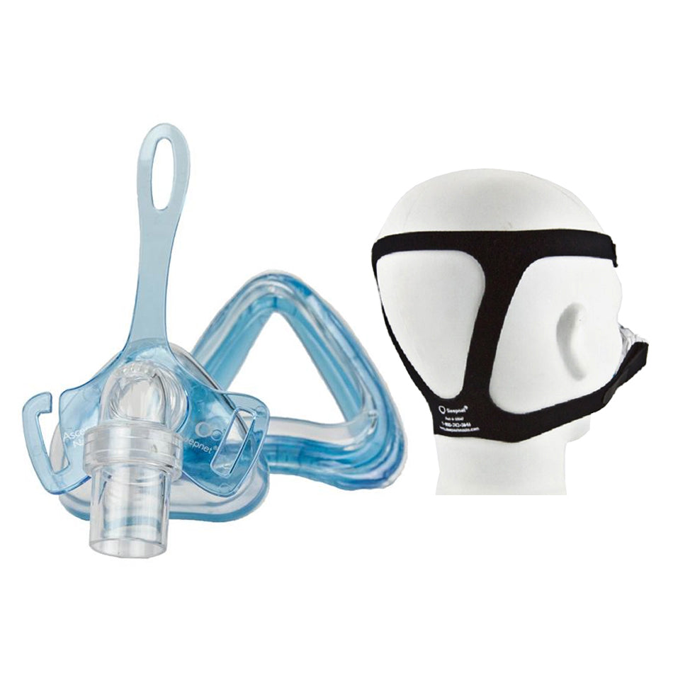 Sleepnet Ascend Full Face Mask with EZ-Fit Headgear 1 Each