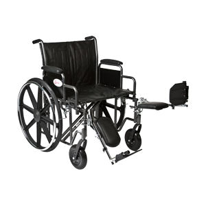 K7 Wheelchair with Removable Desk Arms and Elevating Legrests, 22" 1 Each