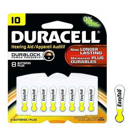 Hearing Aid Battery DA10B8ZM10 8 Pack